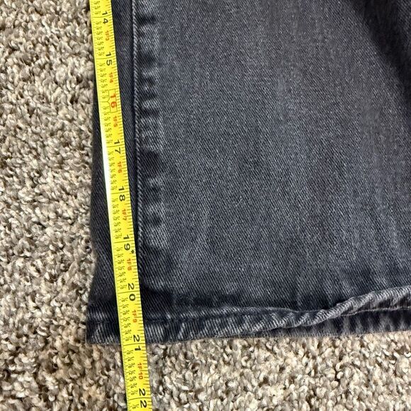 Lazy Oaf LO Black Gray Denim Wide Leg Crop Jean 30” - Picture 7 of 7